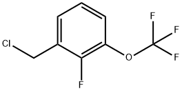 1-(氯甲基)-2-氟-3-(三氟甲氧基)苯 结构式