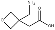 2-(3-(氨基甲基)氧杂环丁烷-3-基)乙酸 结构式