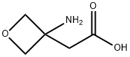 2-(3-Aminooxetan-3-yl)acetic acid 结构式