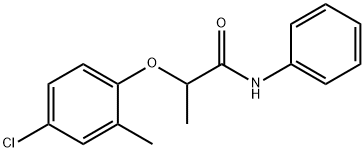 2-(4-chloro-2-methyl-phenoxy)-N-phenyl-propanamide 结构式