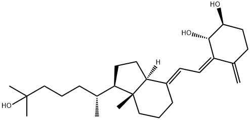 4α,25-Dihydroxy VitaMin D3 结构式