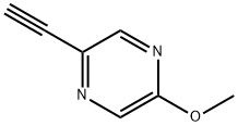 2 - 乙炔基-5 - 甲氧基吡嗪 结构式