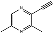 2-乙炔基-3,5-二甲基吡嗪 结构式