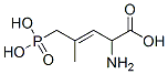 2-amino-4-methyl-5-phosphono-3-pentenoic acid 结构式