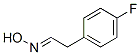 Benzeneacetaldehyde, 4-fluoro-, oxime (9CI) 结构式