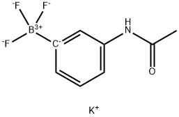 Potassium 3-acetamidophenyltrifluoroborate 结构式