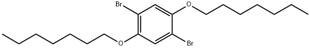 1,4-DIBROMO-2,5-DI(HEPTYLOXY)BENZENE 结构式