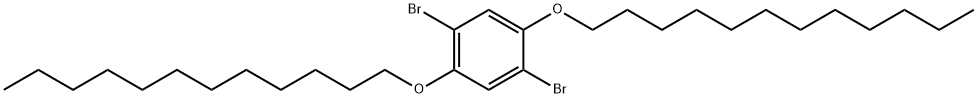 1,4-二溴-2,5-二(十二烷氧基)苯 结构式
