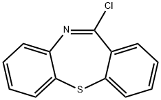11-氯-二苯并[b,f][1,4]硫氮杂卓 结构式