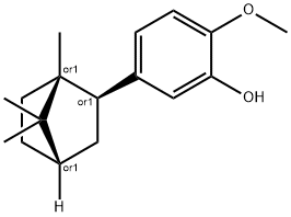 5-isobornyl-2-methoxyphenol 结构式