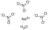 硝酸钕(III)水合物 结构式