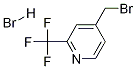 4-溴甲基-2-三氟甲基-吡啶氢溴酸盐 结构式