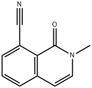 2-dihydro-2-Methyl-1-oxoisoquinoline-8-carbonitrile 结构式