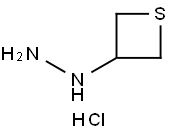 1-(THIETAN-3-YL)HYDRAZINE 2HCL 结构式