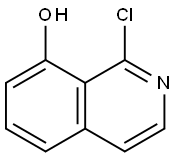 1-CHLORO-8-ISOQUINOLINOL 结构式