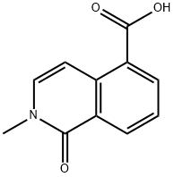 2-甲基-1-氧代-1,2-二氢异喹啉-5-羧酸 结构式