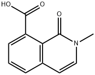 2-甲基-1-氧代-1,2-二氢异喹啉-8-甲酸 结构式