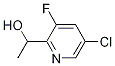 1-(5-CHLORO-3-FLUOROPYRIDIN-2-YL)ETHAN-1-OL 结构式