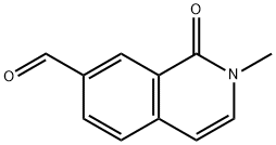 2-dihydro-2-Methyl-1-oxoisoquinoline-7-carbaldehyde 结构式