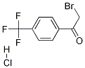 2-broMo-1-(4-(trifluoroMethyl)phenyl)ethanone hydrochloride 结构式