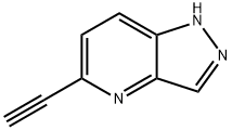 5-ETHYNYL-1H-PYRAZOLO[4,3-B]PYRIDINE 结构式