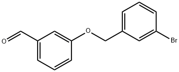 3-[(3-溴苄基)氧基]苯甲醛 结构式