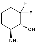 (1R,6S)-6-氨基-2,2-二氟环己烷-1-醇 结构式