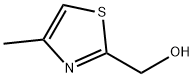 (4-甲基-1,3-噻唑-2-基)甲醇 结构式