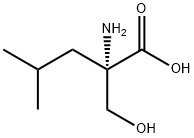 D-Leucine,  2-(hydroxymethyl)-  (9CI) 结构式