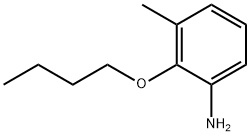 2-丁氧基-3-甲基苯胺 结构式