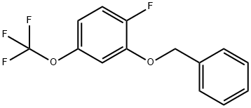 2-(苄氧基)-1-氟-4-(三氟甲氧基)苯 结构式