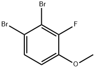 3,4-二溴-2-氟苯甲醚 结构式