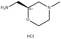 (2S)-4-甲基-2-吗啉甲胺双盐酸盐 结构式