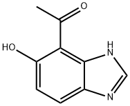Ethanone, 1-(5-hydroxy-1H-benzimidazol-4-yl)- (9CI) 结构式