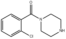 1-(2-氯苄甲酰基)哌嗪盐酸盐 结构式