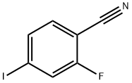 2-氟-4-碘苯腈 结构式