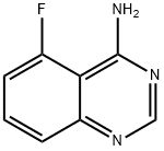 4-氨基-5-氟喹唑啉 结构式