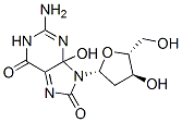 4,8-dihydro-4-hydroxy-8-oxo-2'-deoxyguanosine 结构式