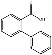 2-(吡啶-2-基)苯甲酸 结构式