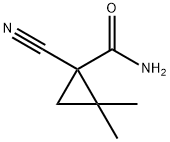 Cyclopropanecarboxamide, 1-cyano-2,2-dimethyl- (8CI) 结构式