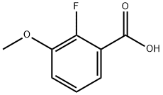 2-氟-3-甲氧基苯甲酸 结构式