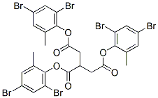 tris(3,5-dibromosalicyl) tricarballylate 结构式