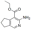 5H-Cyclopenta[c]pyridine-4-carboxylicacid,3-amino-6,7-dihydro-,ethylester(9CI) 结构式
