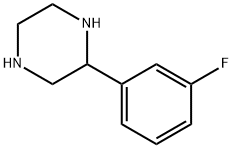 2-(3-氟苯基)哌嗪化合物 结构式