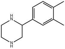 2-(3,4-二甲基苯基)哌嗪化合物 结构式