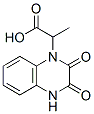 1(2H)-Quinoxalineacetic  acid,  3,4-dihydro--alpha--methyl-2,3-dioxo- 结构式