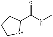 N-甲基脯氨酰胺盐酸盐 结构式