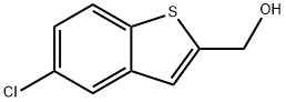 5-氯苯并[B]噻吩-2-甲醇 结构式