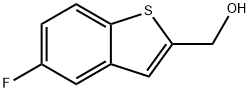 (5-氟苯并[B]噻吩-2-基)甲醇 结构式