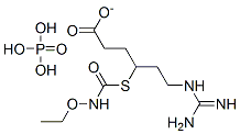 4-ethoxycarbamoylthio-6-guanidinocaproate phosphate 结构式